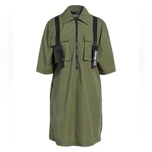 Love Moschino zip-up cotton blend dress